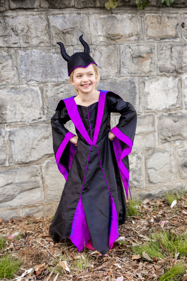 Villain Princess Dress and Headpiece (Size 5-6)