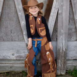 Cowboy Vest and Chaps (Size 7-8)