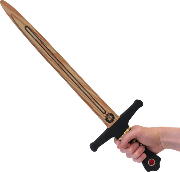 Liontouch Pretend-Play WoodyLion Sword - Large Black and Gold