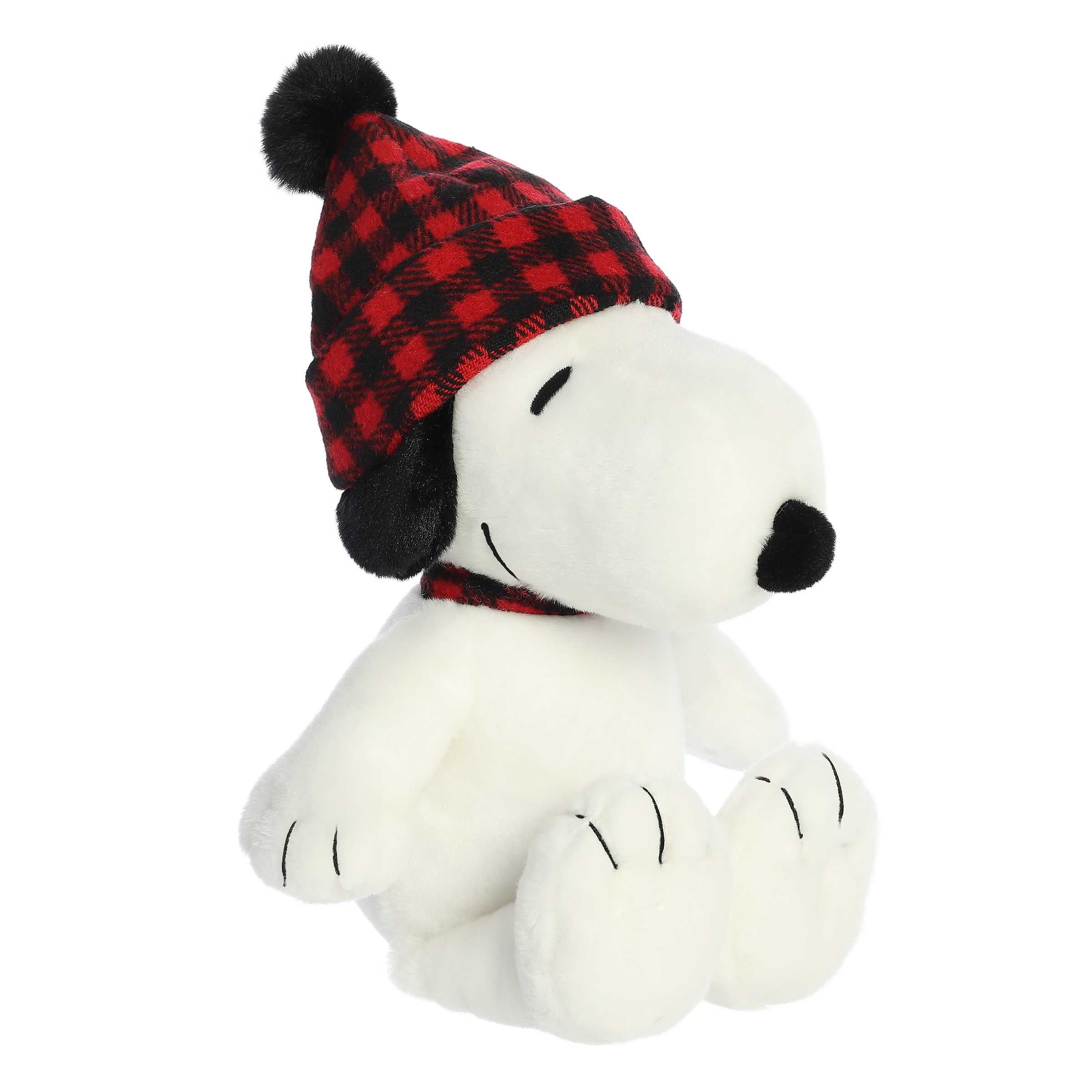 11" Winter Plaid Snoopy