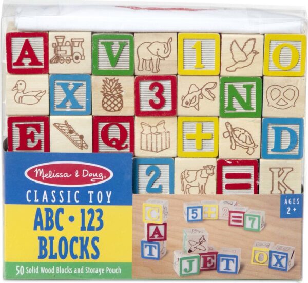 Wooden ABC/123 Blocks