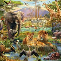 Ravensburger Animals of the Savanna XXL Jigsaw puzzle 200 pc(s)