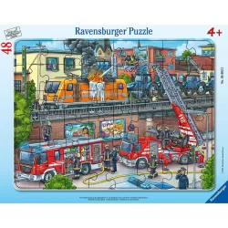 48 pc firetruck Rescue Flat