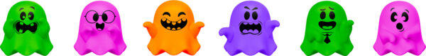 Nee Doh Groovy Ghost (assorted colors)