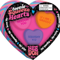 Squeeze Heart Teenie Nee Doh (assorted colors)