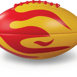 Flame 9" Soft Football