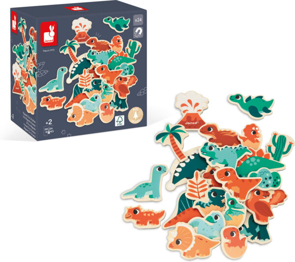 Dino Magnets 24 pieces