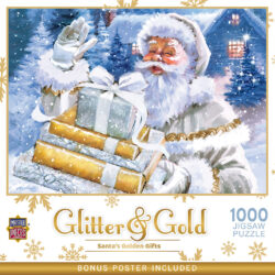 Glitter and Gold - Santa's Golden Gifts 1000 Piece Puzzle