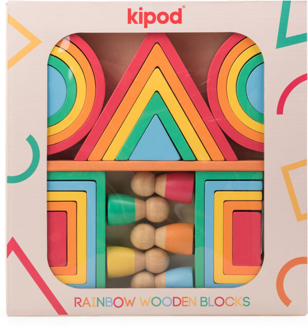 Rainbow Wooden Blocks