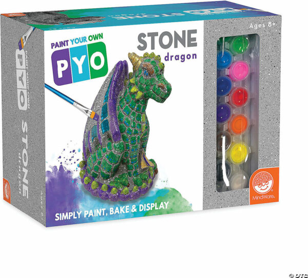 Paint Your Own Stone Dragon