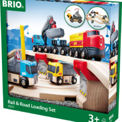 BRIO Rail & Road Loading Set